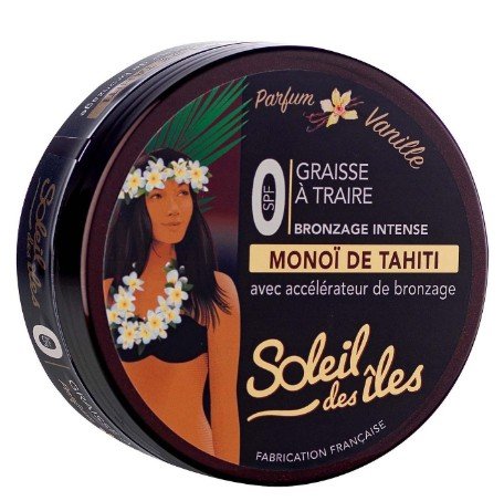 Graisse à traire bronzage intense monoï de Tahiti SPF0