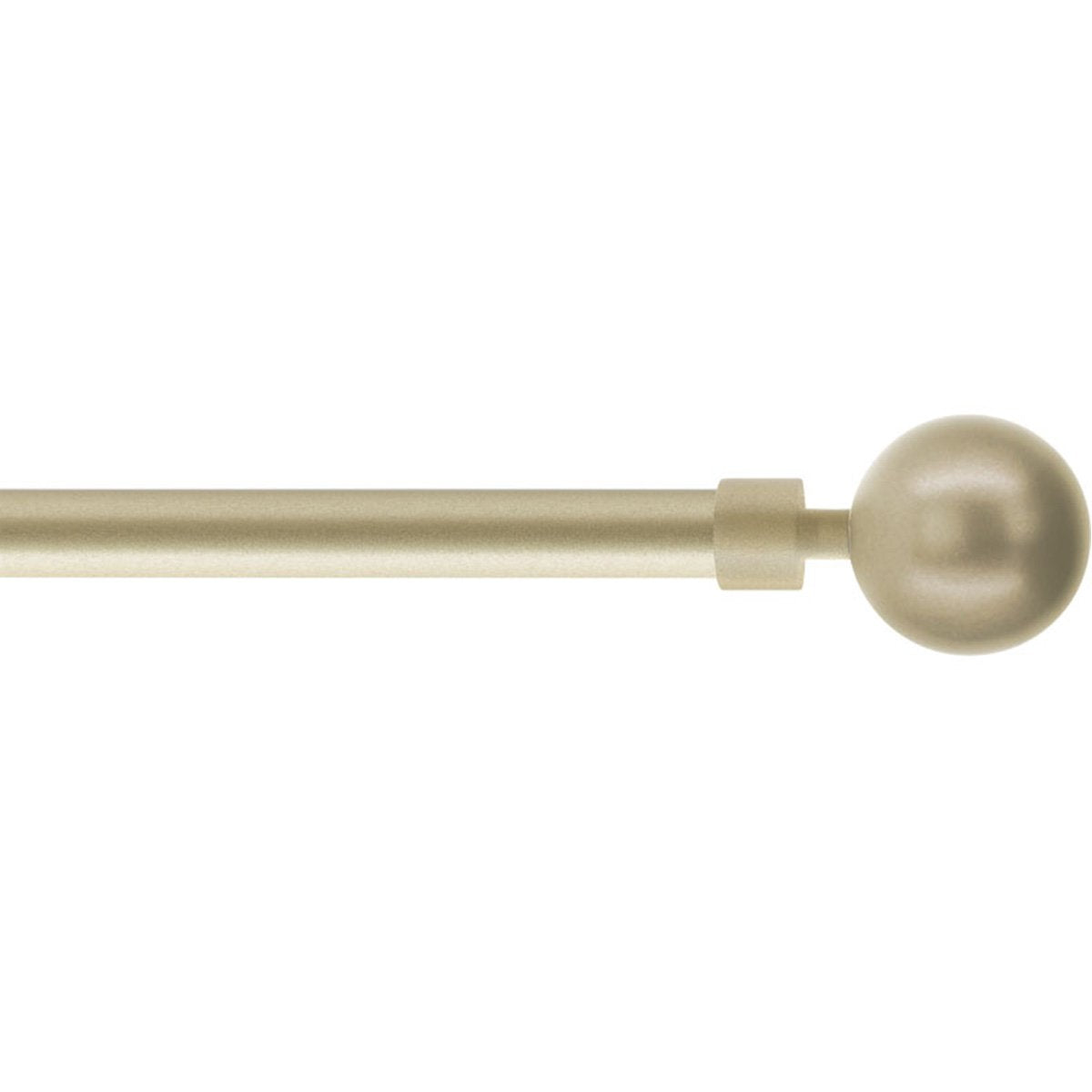 Stokomani Maison Tringle Rideau Extensible 90-160 cm Or Mat Boule