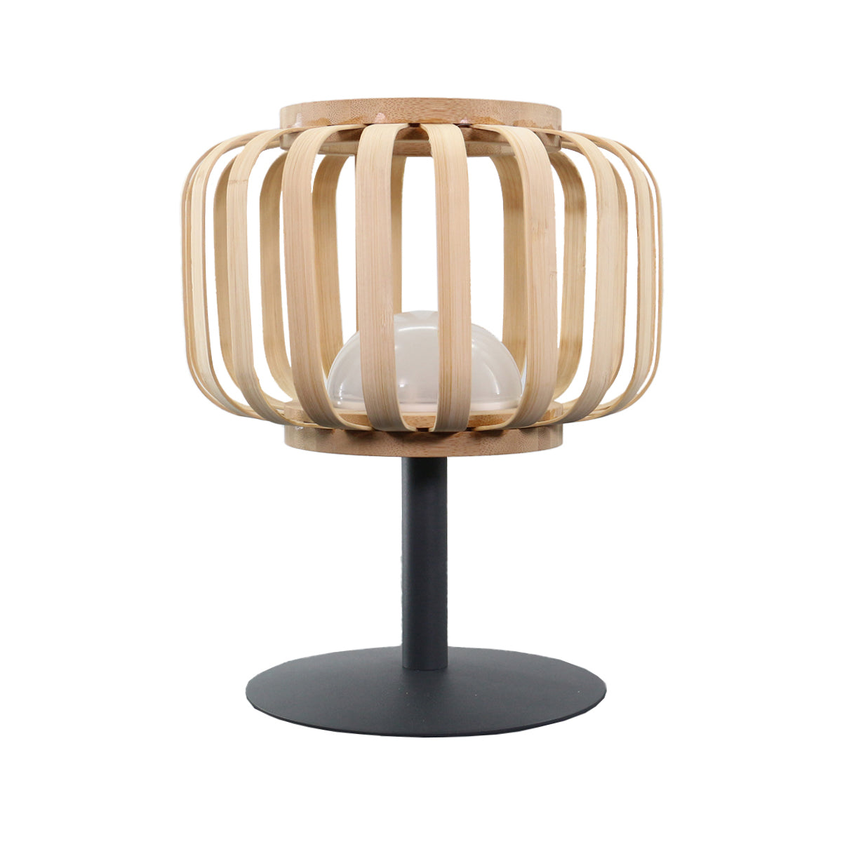Red Deco Standy Mini Lampe Table Bambou H25cm Dimmable