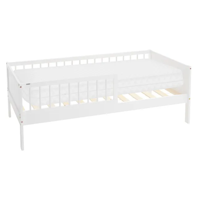 ECD Germany Kinder lit enfant 80x160 blanc avec matelas