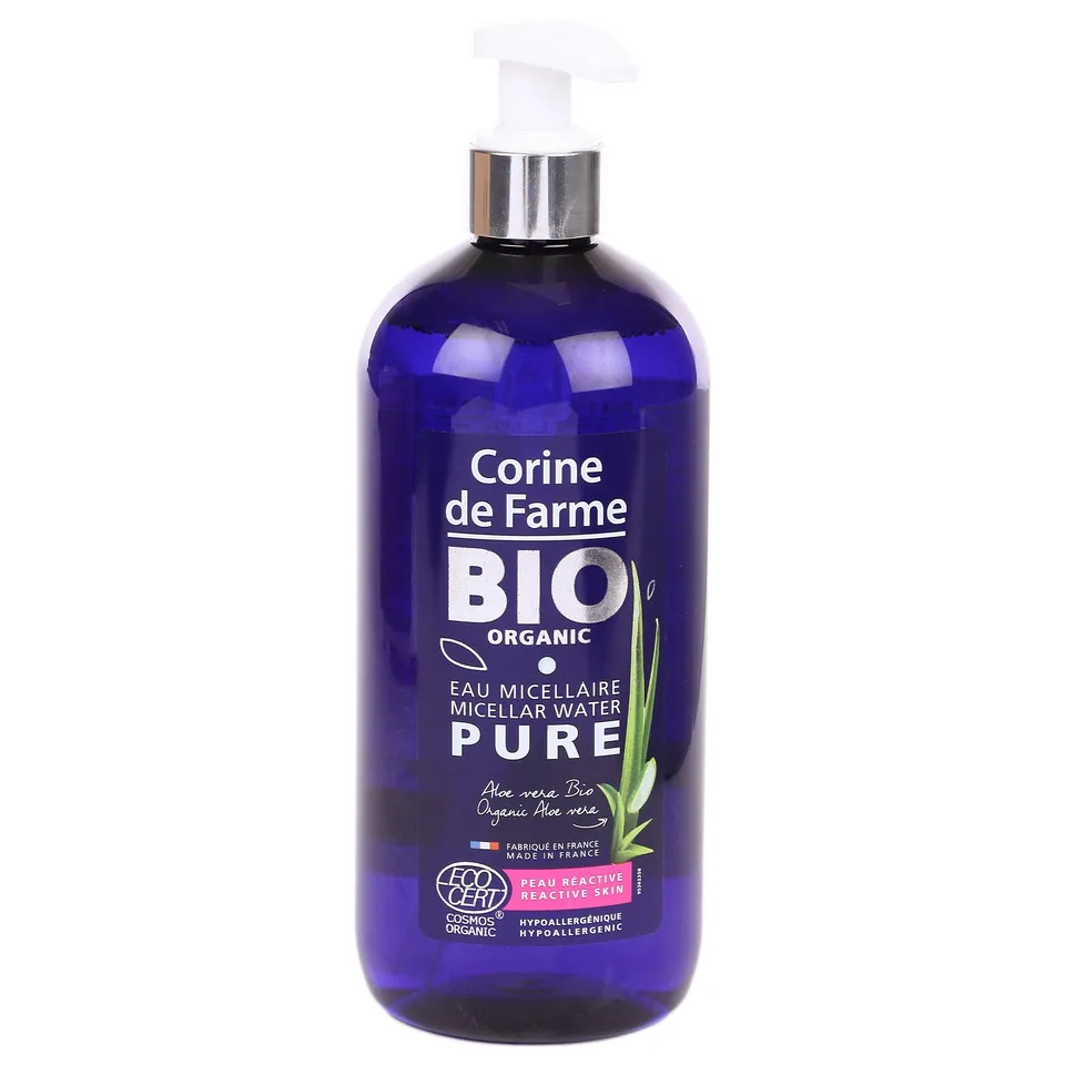 Stokomani Beauté Eau micellaire pure pompe peaux réactives