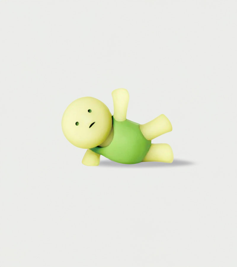 L'avant gardiste Smiski Exercising figurine fluorescente sport