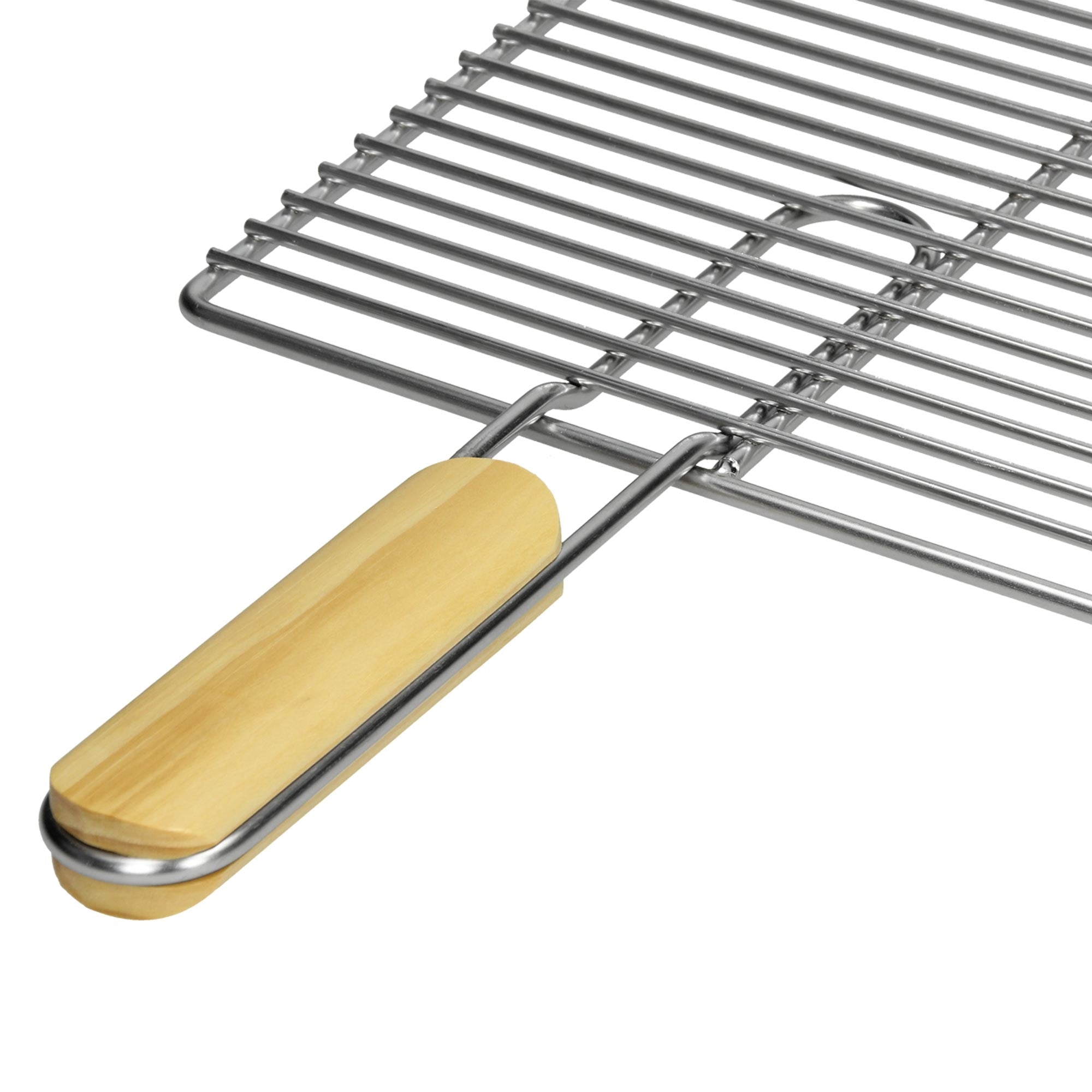ECD Germany Grill grille barbecue inox 67x40 cm poignées