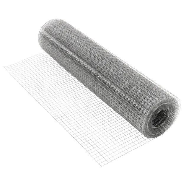 ECD Germany Garten grillage volière 1x25m 19x19mm argenté