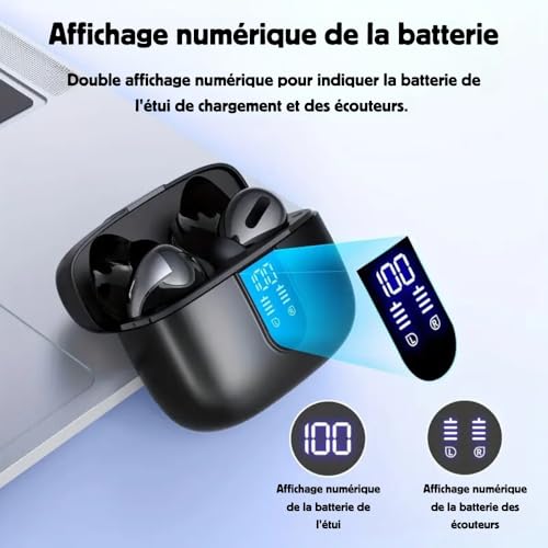 Shop-Story Sonoflex_N ecouteurs bluetooth noirs tactiles