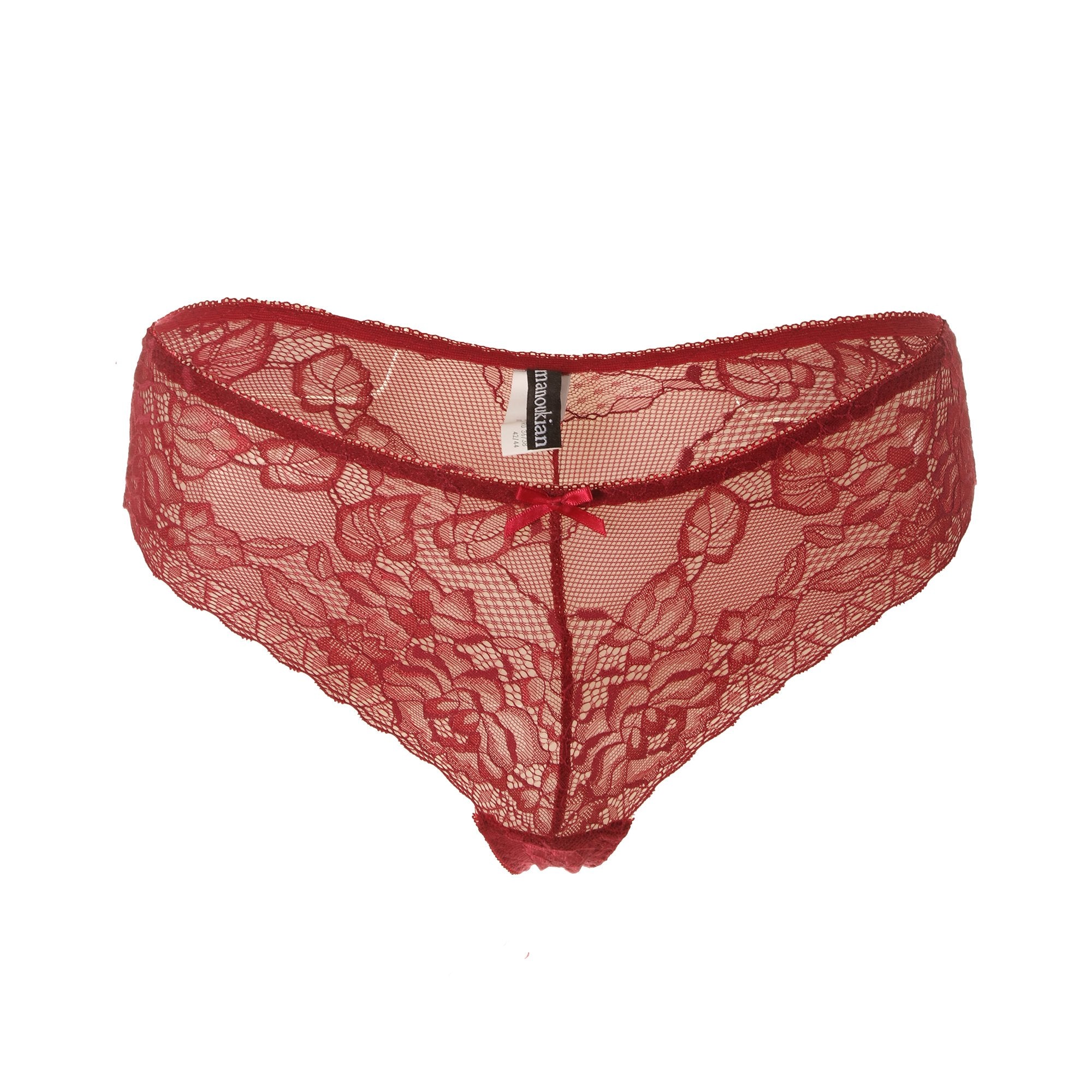 Stokomani Mode Tanga en dentelle rouge 38/40