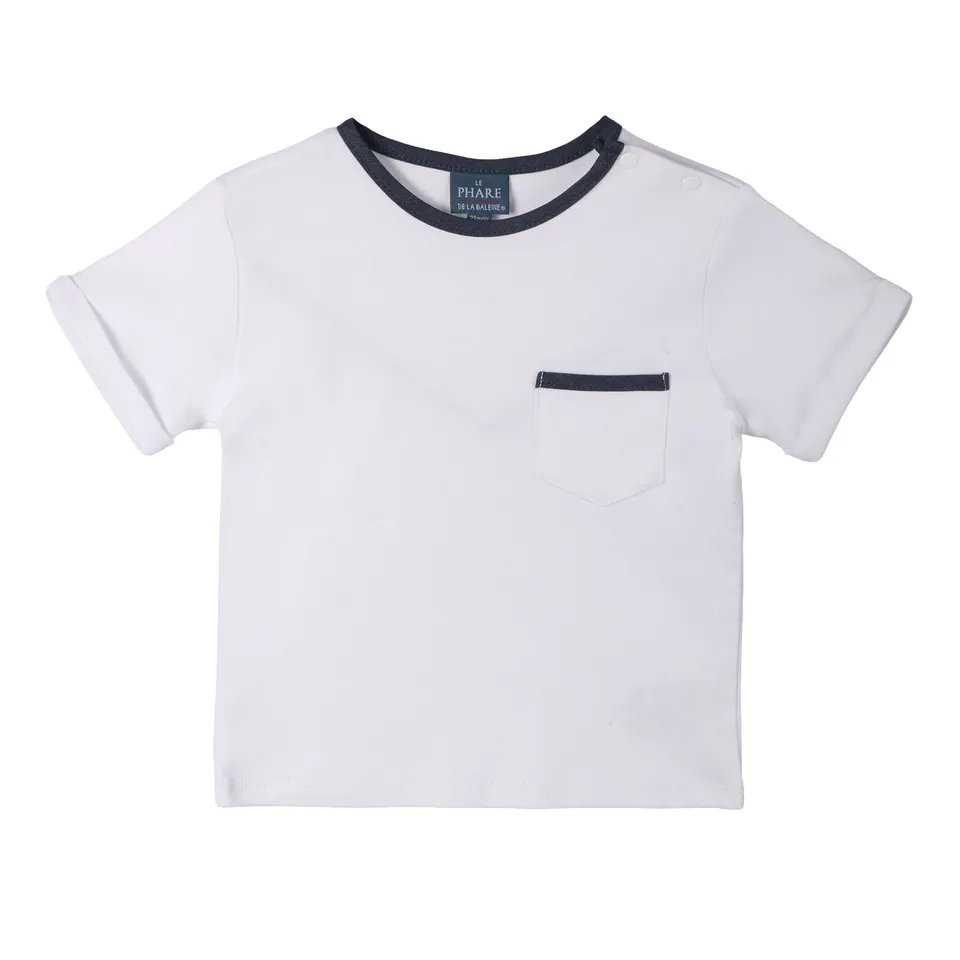 T-shirt bébé manches courtes 3 à 36 mois coton doux