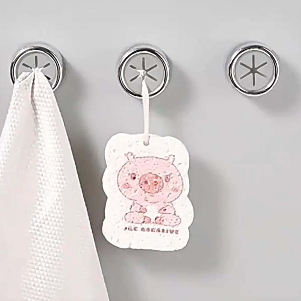 Shop-Story Torchup porte-torchons adhesifs blancs lot 6