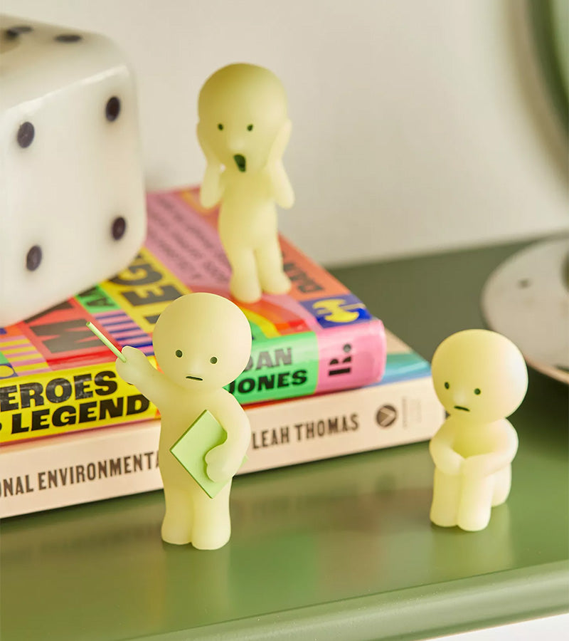 Smiski Work Figurine Fluorescente Boîte Surprise bureau