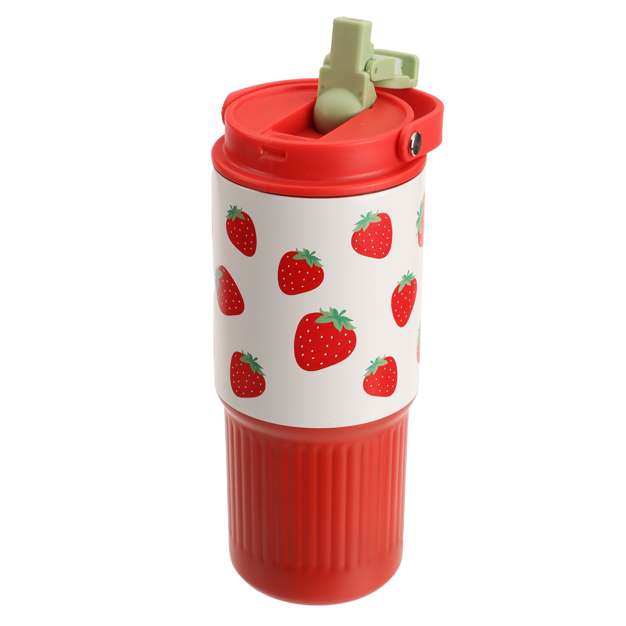 Stokomani mug transport inox fruits 750 ml rouge
