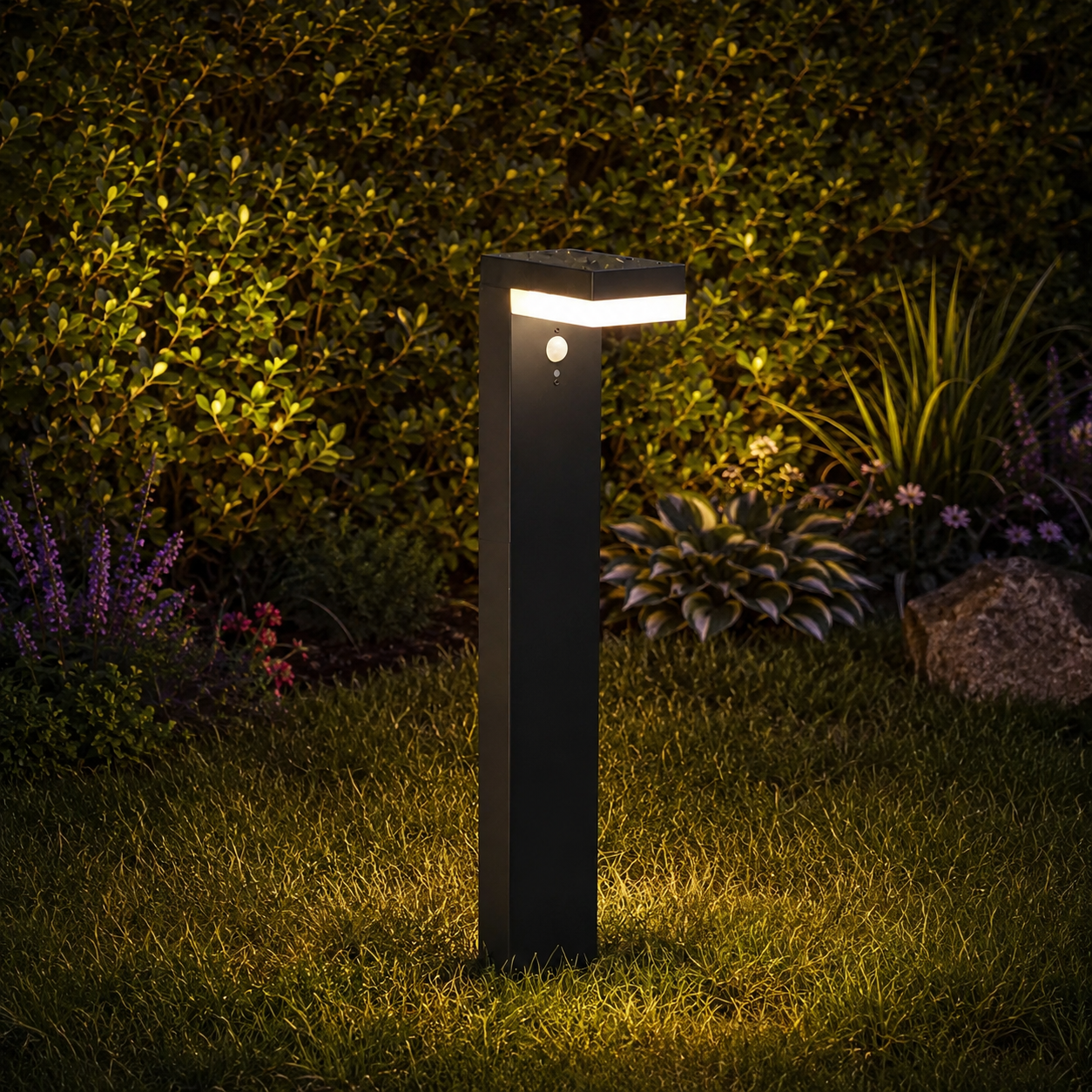 Red Deco Cenova Tall H50cm lampe solaire blanc chaud