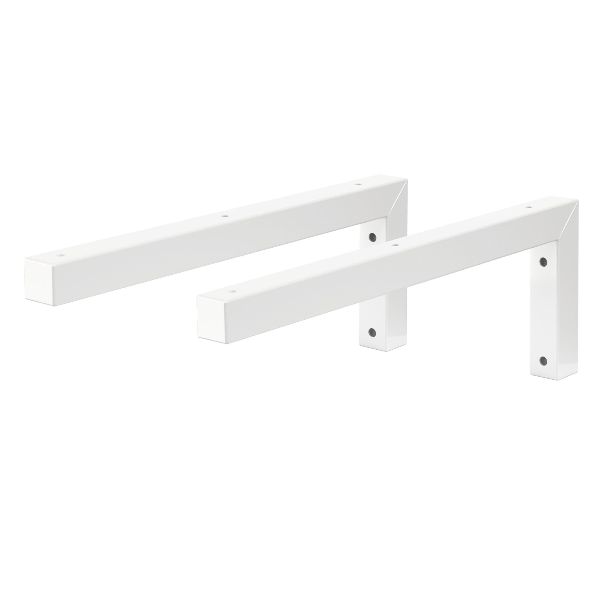 ML-Design console murale acier noir lot 2 300x150 mm vasque