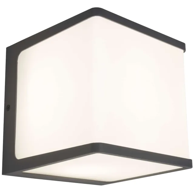 Red Deco Doblo Cube applique filaire gris LED blanc neutre