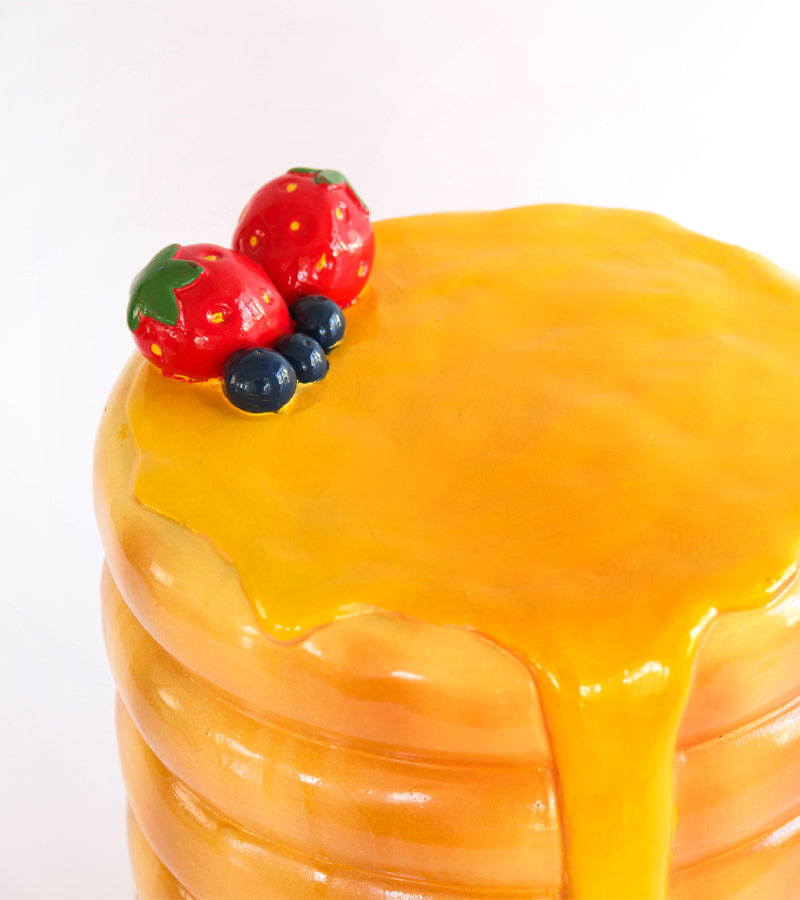 L'avant gardiste Tabouret Pancakes pile design gourmand