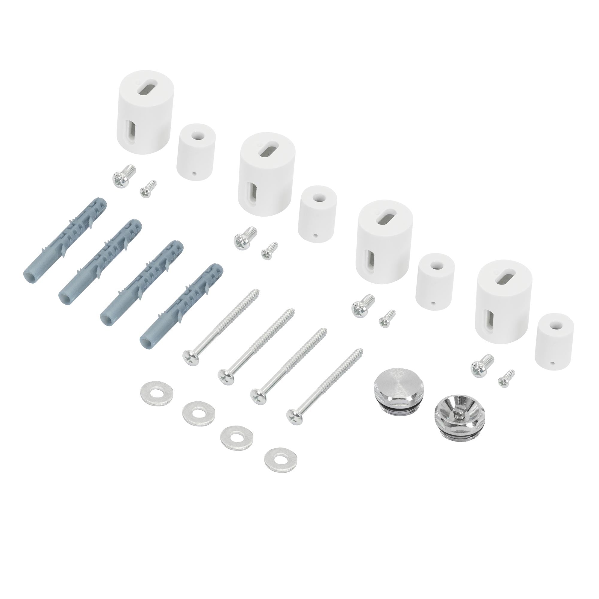 ECD Germany Heizungen Support radiateur design Blanc Iron EM