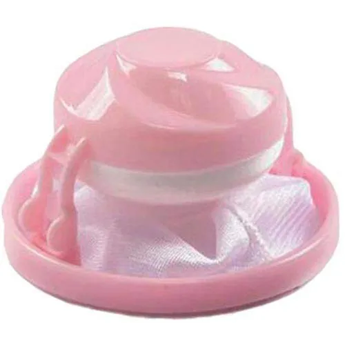Shop-Story Maison filtre attrape-poils machine à laver rose