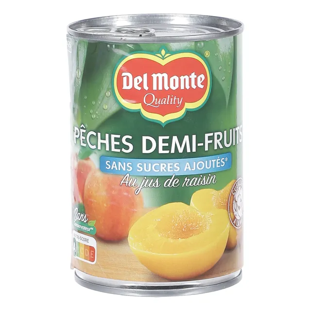 Stokomani Épicerie Demi-pêches au sirop conserve
