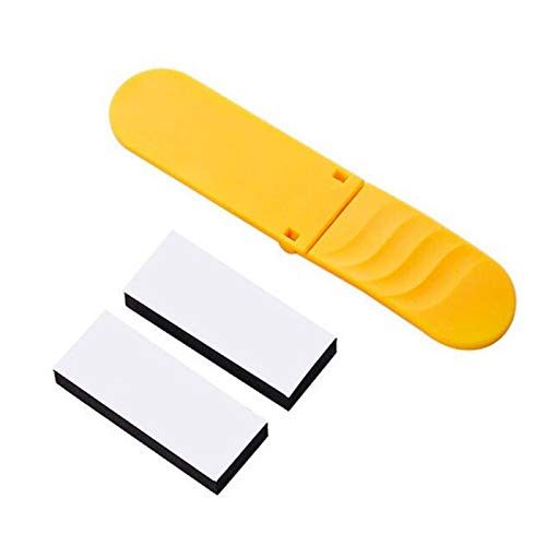 Shop-Story Maison lève-cuvette toilette portable jaune pliable