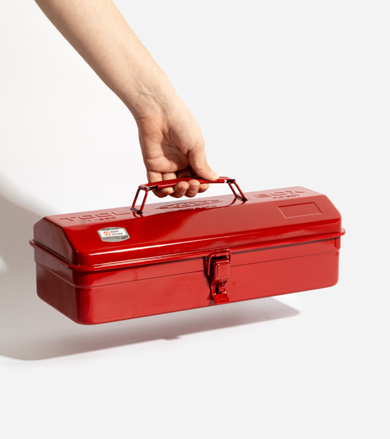 L'avant gardiste Boîte à outils vintage métal rouge grande