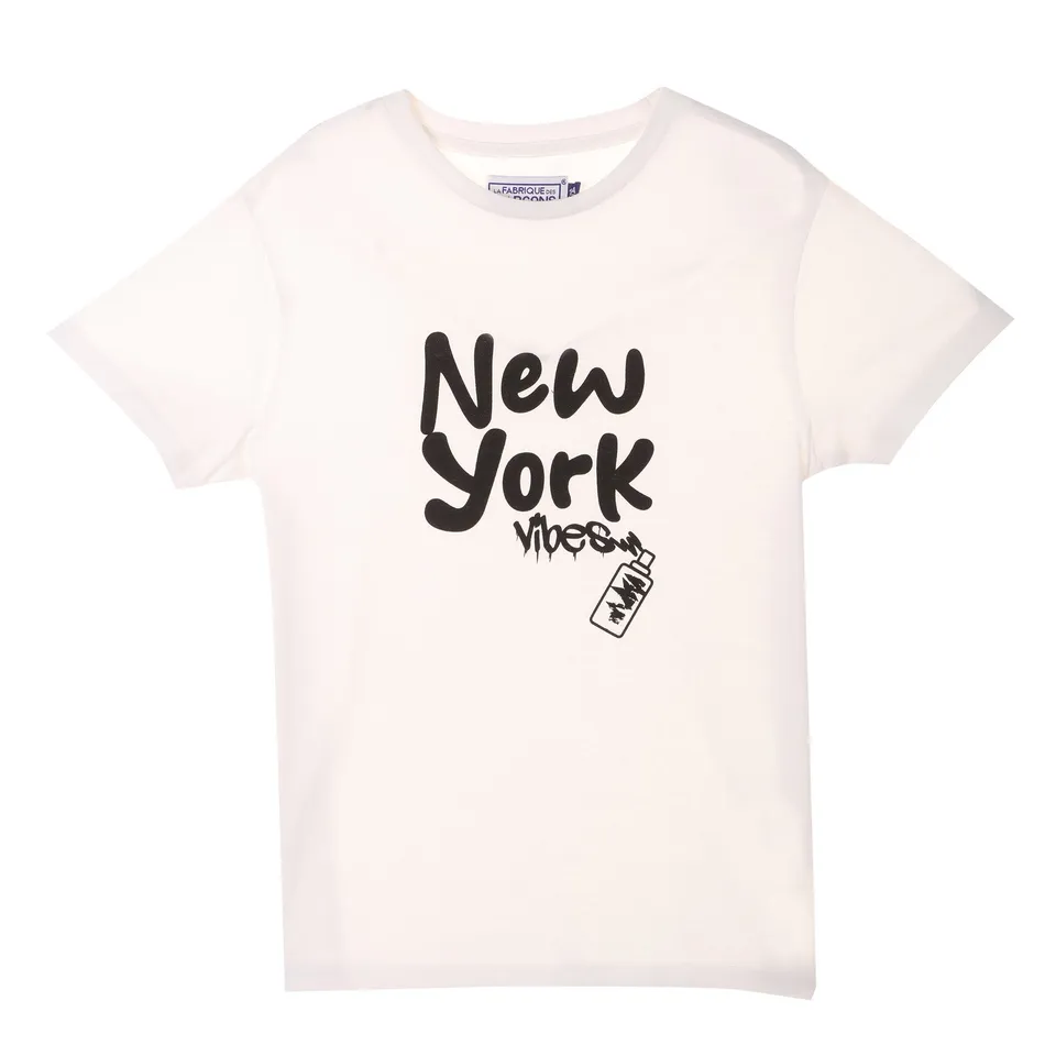 Stokomani Mode tee-shirt enfant blanc manches courtes basique
