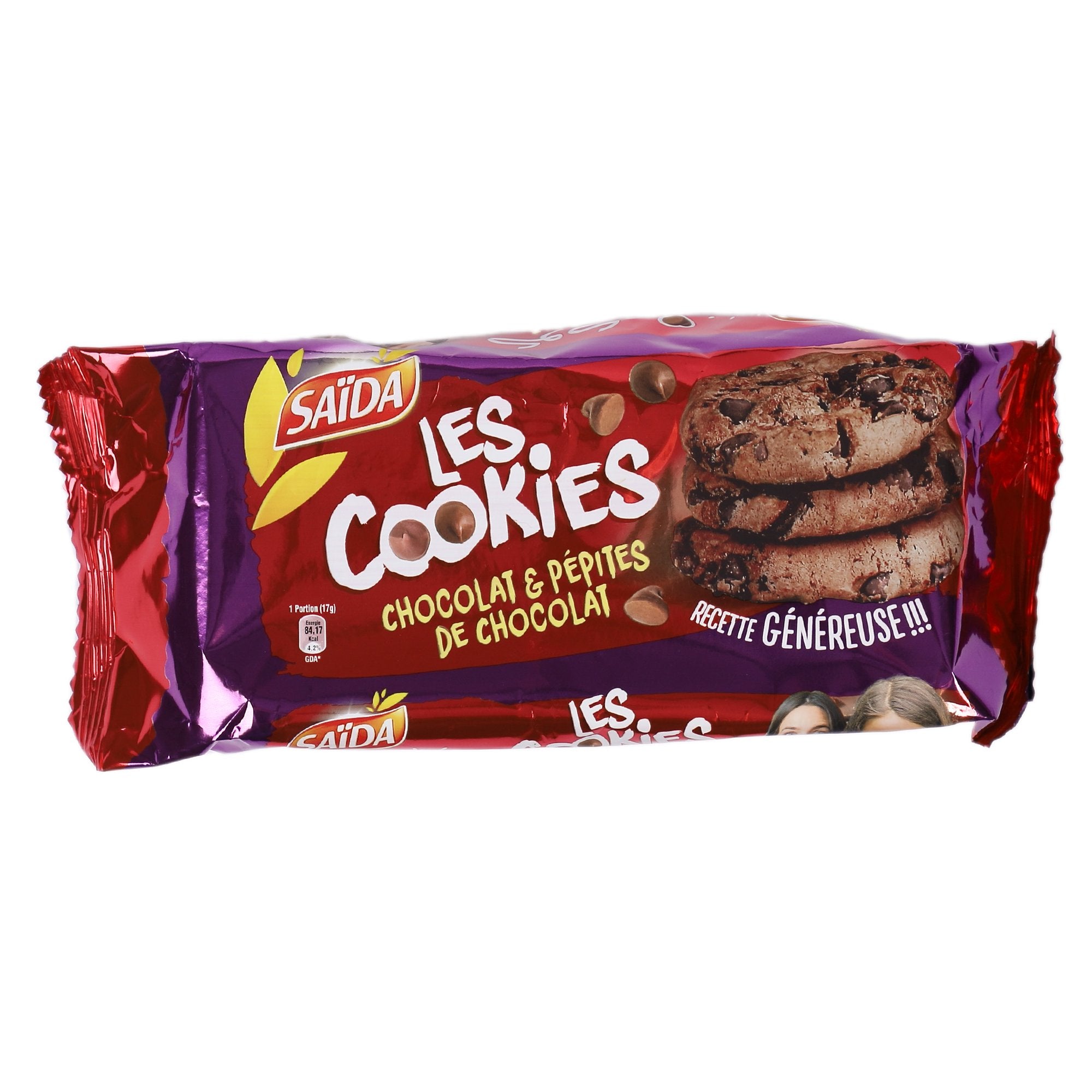 Cookies au chocolat biscuits goûter sachet croustillant maison