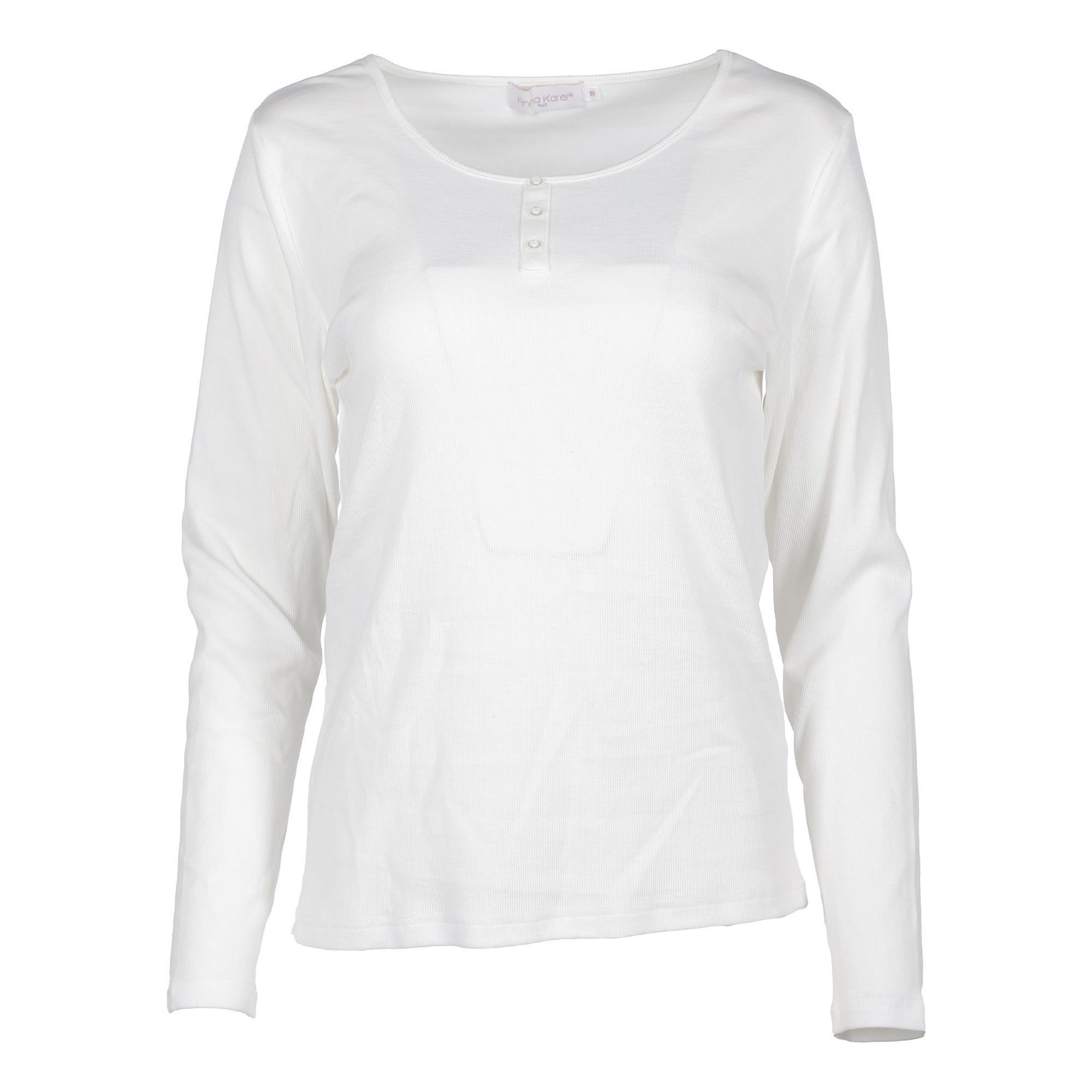 Stokomani Mode Pyjama long jersey carreaux blanc femme