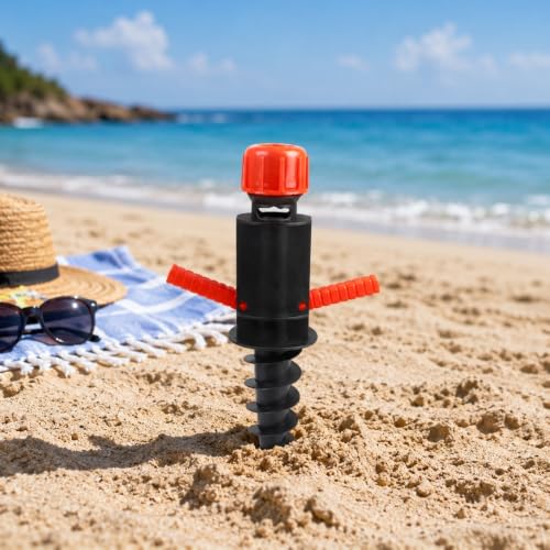 Shop-Story Lifestyle Fixe parasol 39 cm plastique noir rouge sable
