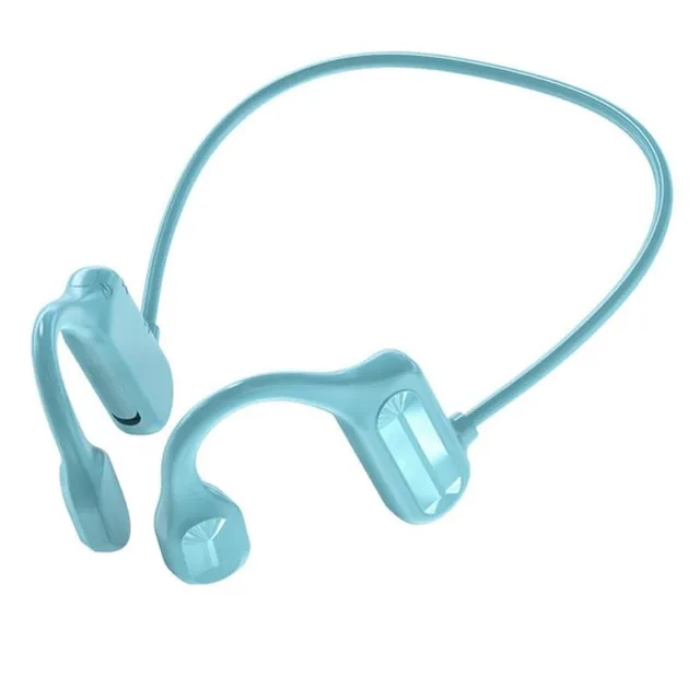 Shop-Story Casque Conduction Osseuse Bleu Bluetooth 5.2