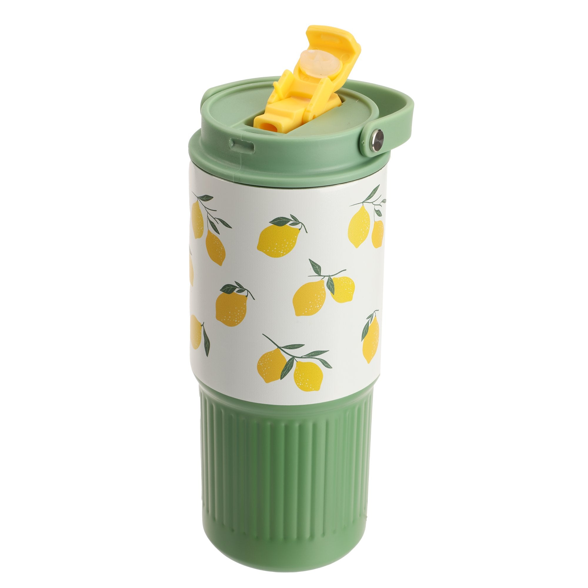 Stokomani mug transport inox fruits 750 ml jaune