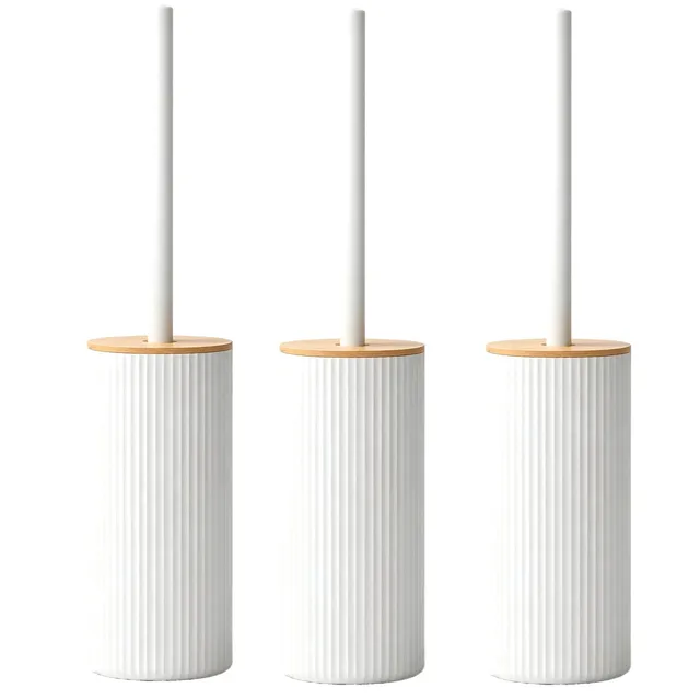 Red Deco Lund brosse WC lot 3 bambou blanc