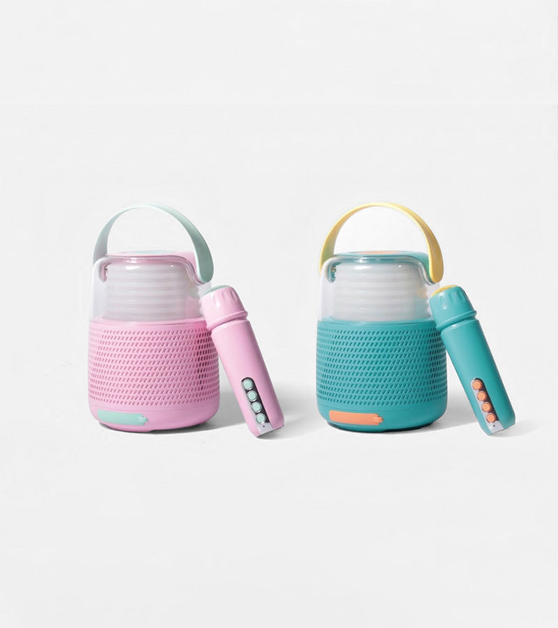 L'avant gardiste High-tech Enceinte micro karaoké bleue