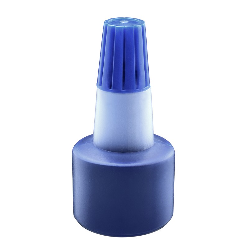 Safe Tool Fournitures de bureau bouteille encre bleue 30 ml