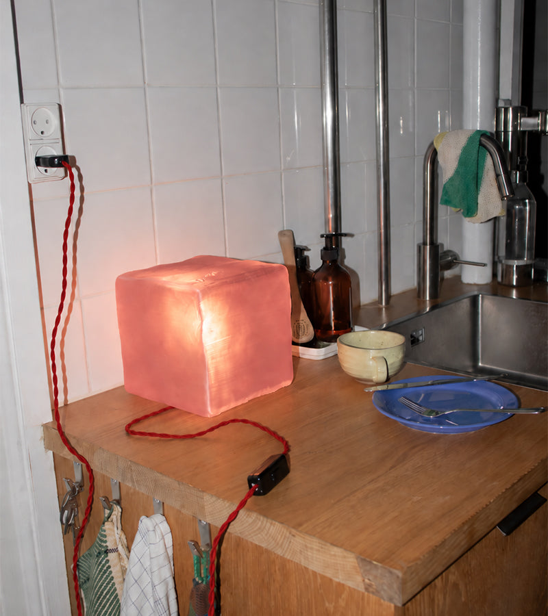 L'avant gardiste Déco lumineuse lampe Ice Cube cube