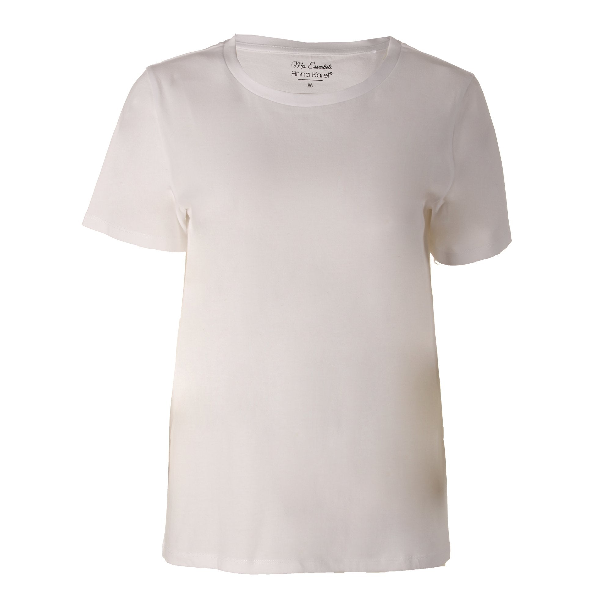 Stokomani Mode Tee-shirt col rond blanc tee-shirt femme