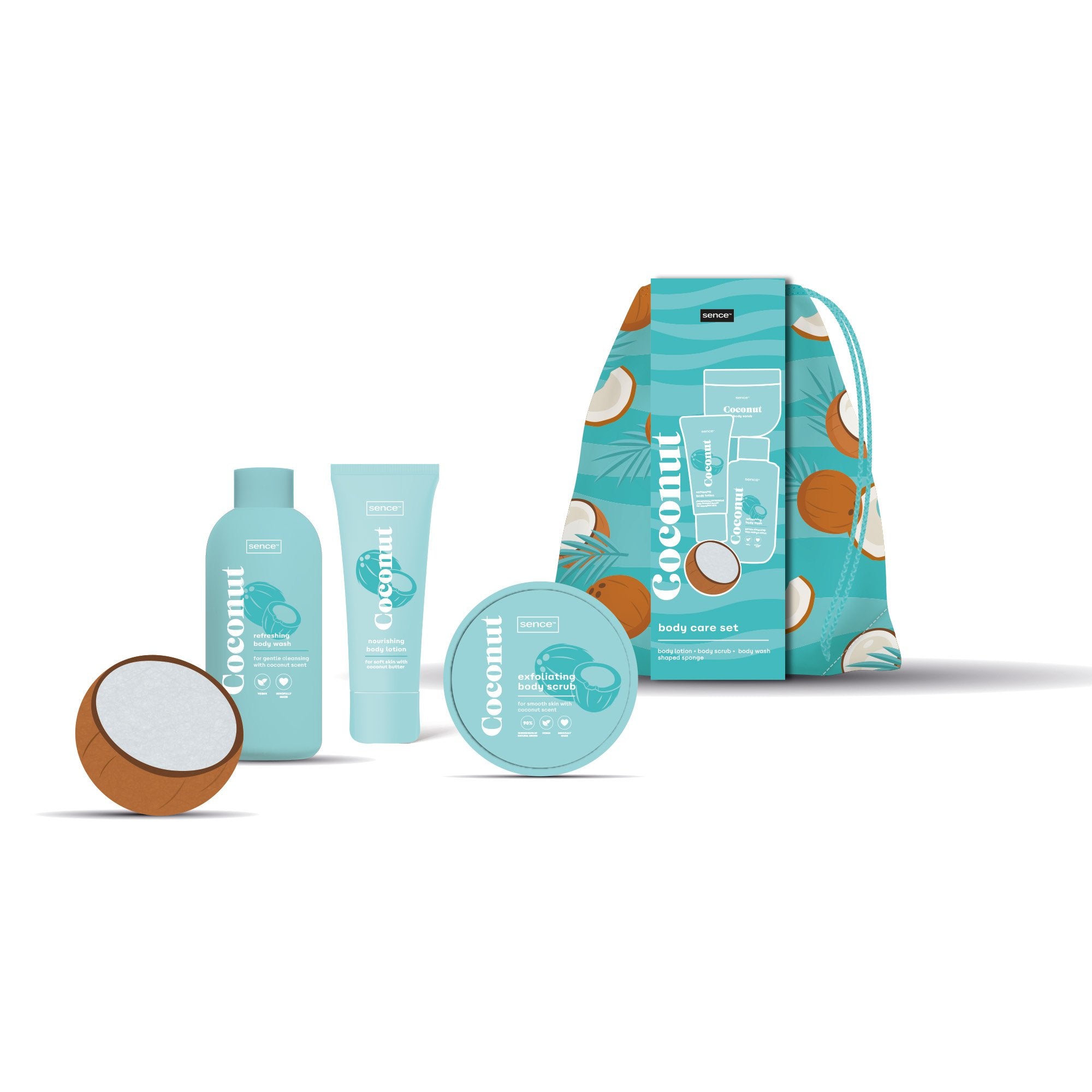 Stokomani Beauté Coffret noix de coco 5 pièces
