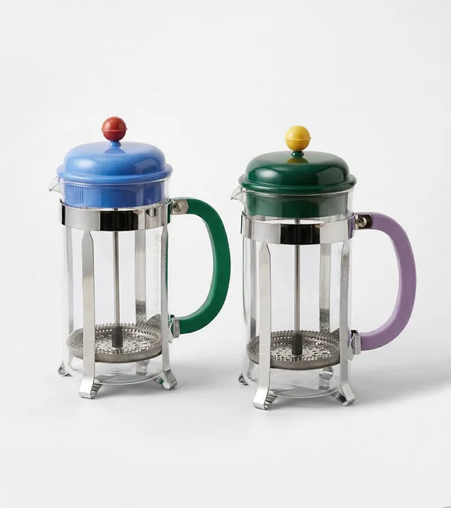 Bodum Moma Cafetière à piston bleue design