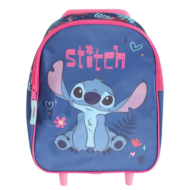 Stokomani Scolaire Sac à dos à roulettes Stitch