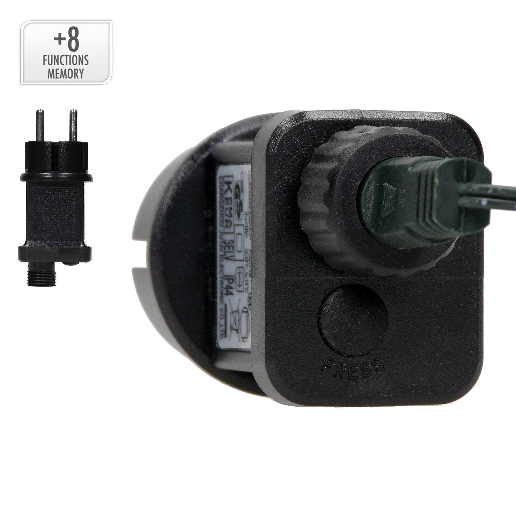 ECD Germany Haus Wohnen Guirlande LED 30m 1500 LED blanc chaud