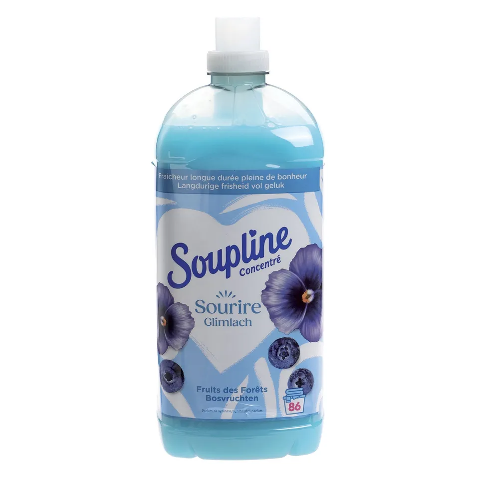 Soupline Adoucissant Concentré Fruits des Forêts Linge Parfumé