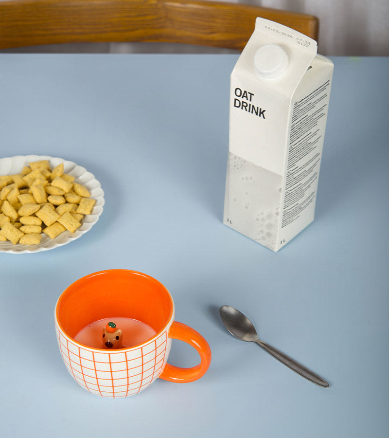 L'avant gardiste Mug Animal Caché Grenouille céramique
