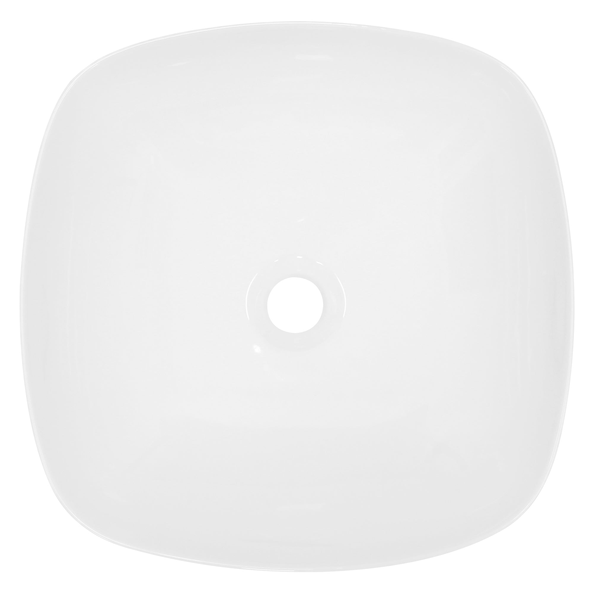 ECD Germany Sanitär vasque blanche Ø40,5 cm céramique bonde