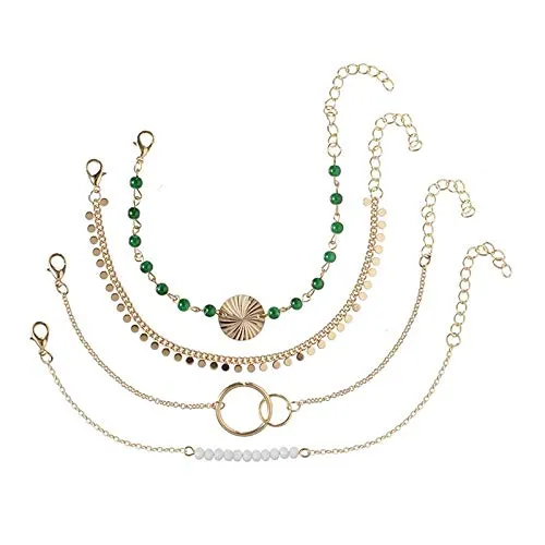 Shop-Story Miley ensemble 4 bracelets bohème doré