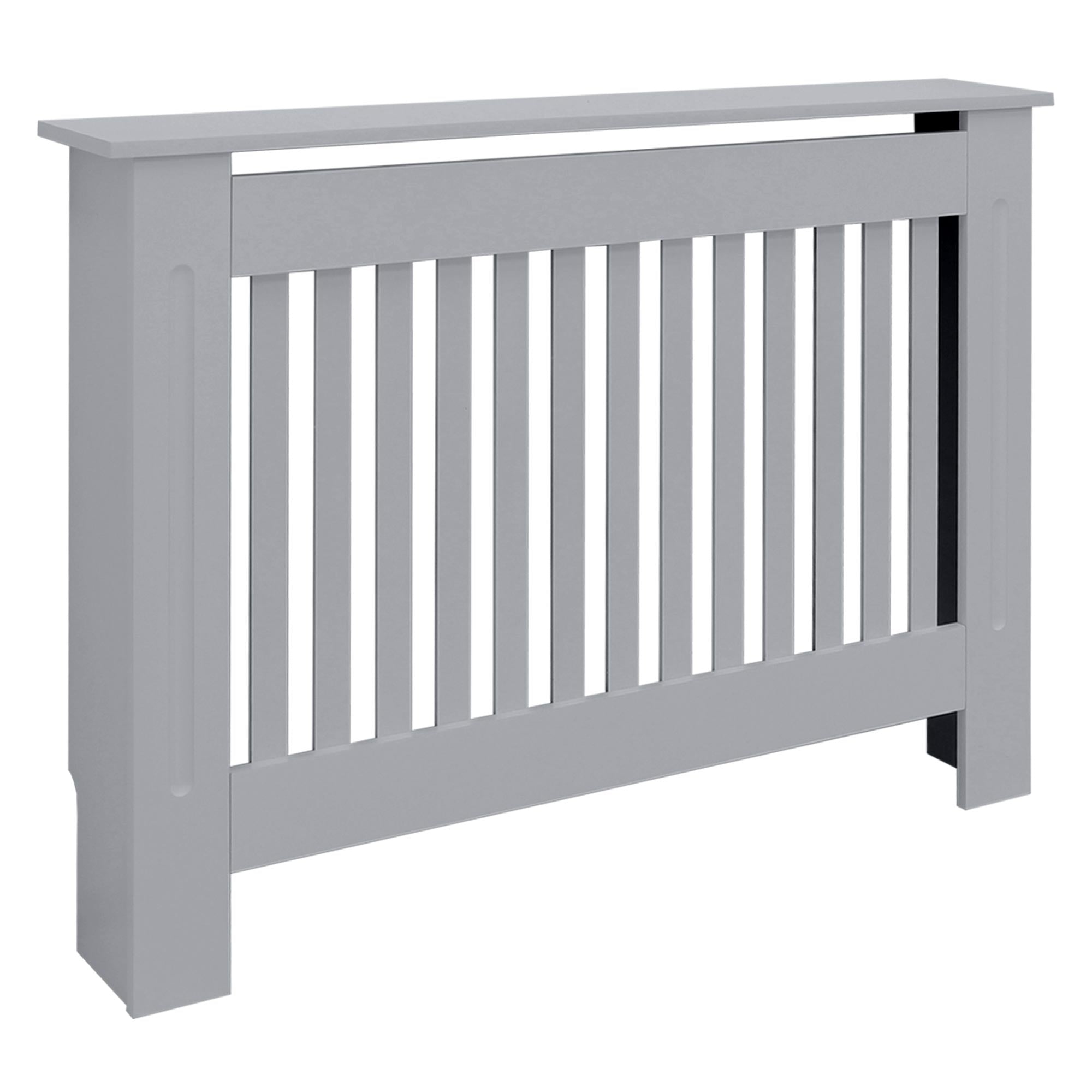 ECD Germany Heizungen cache radiateur MDF blanc 78x19x82 cm