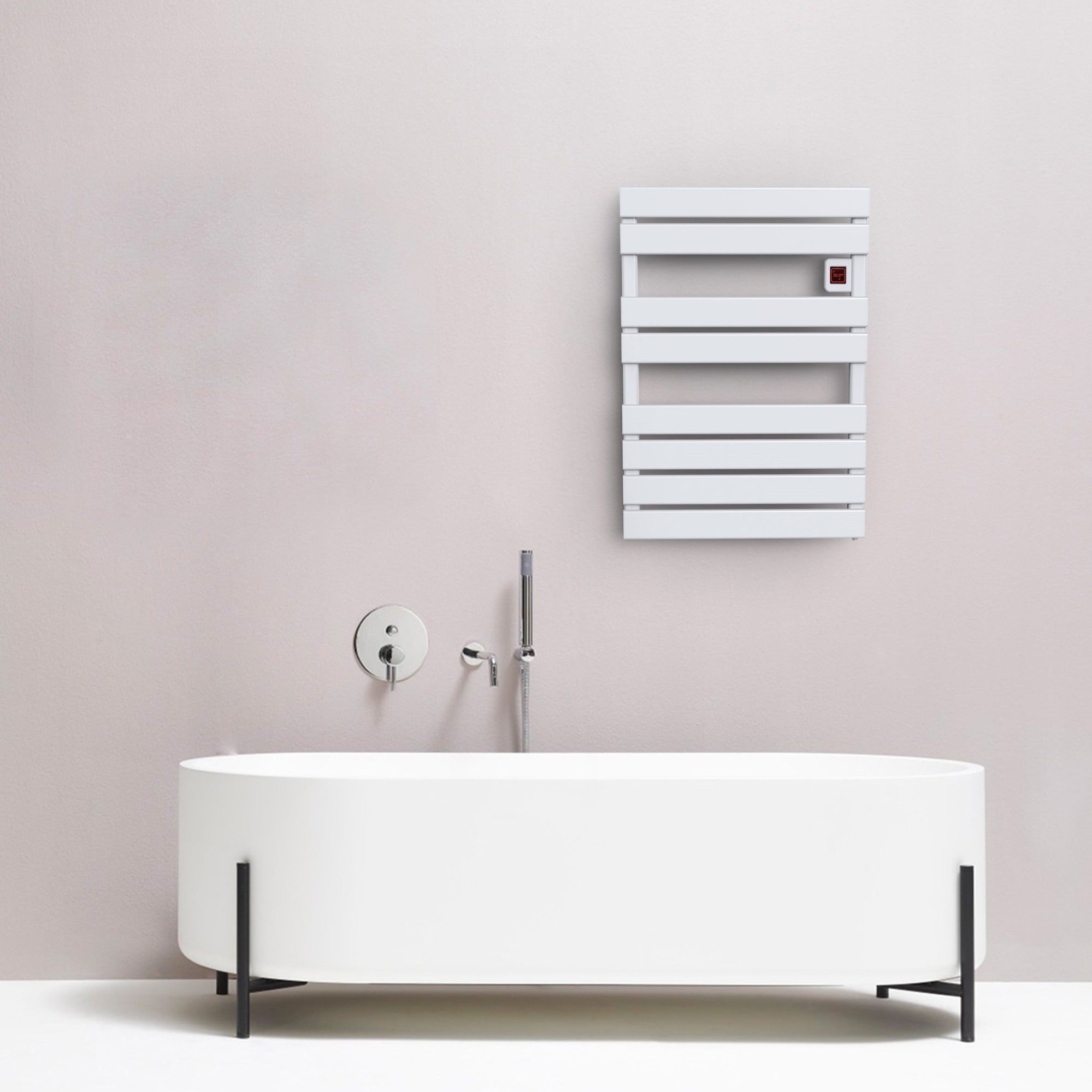 Red Deco Cameron radiateur sèche-serviettes 500W blanc LCD