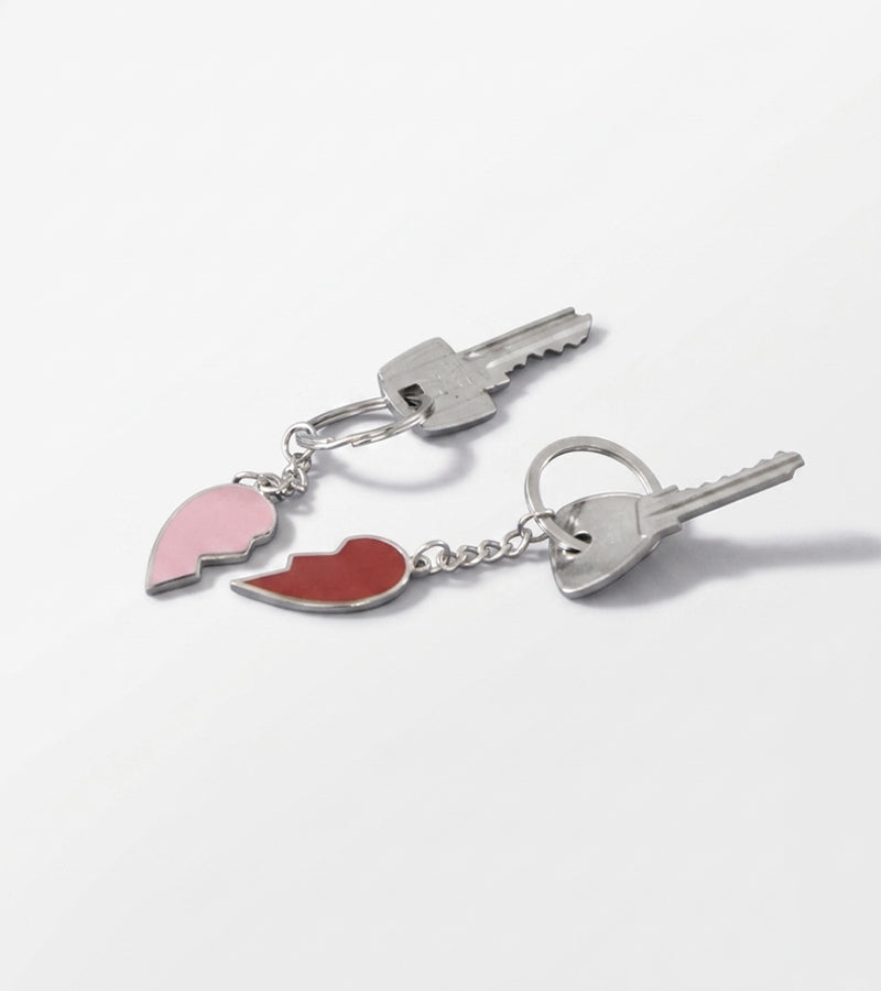 L'avant gardiste Lifestyle & Fun porte-clés cœur à partager duo