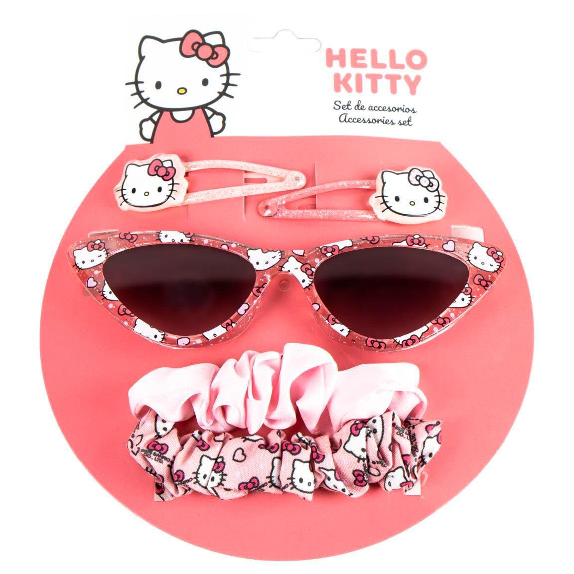 Hello Kitty lot 5 pièces accessoires cheveux chouchous