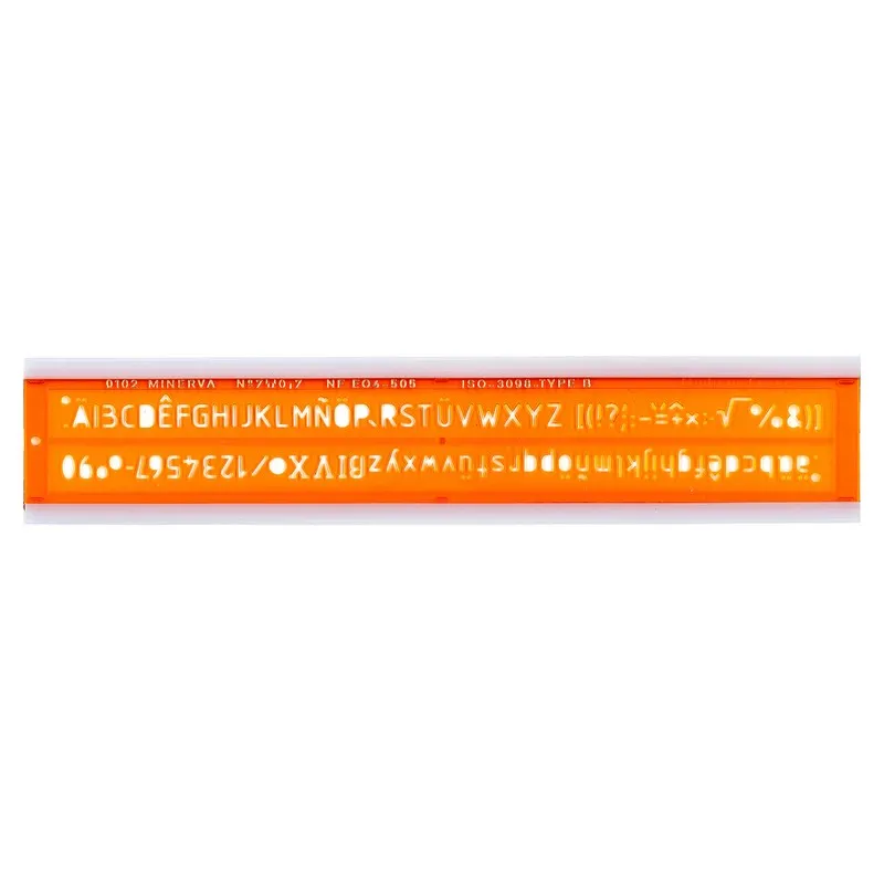 Safe Tool Trace lettres ISO 7 mm droit normographe