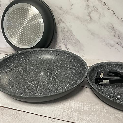Arthur Martin AM130G set 3 poêles 20-24-28 cm induction