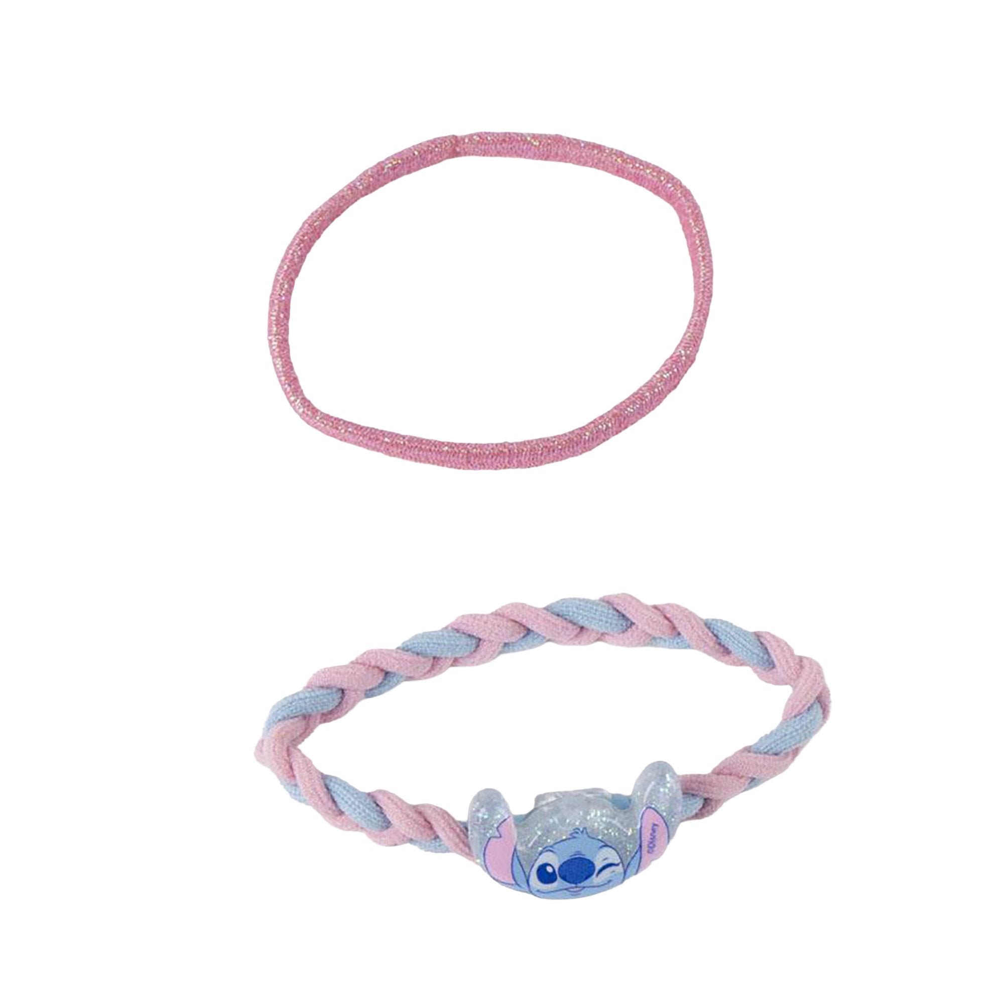 Lilo & Stitch Lot 8 Accessoires Cheveux Barrettes Chouchous