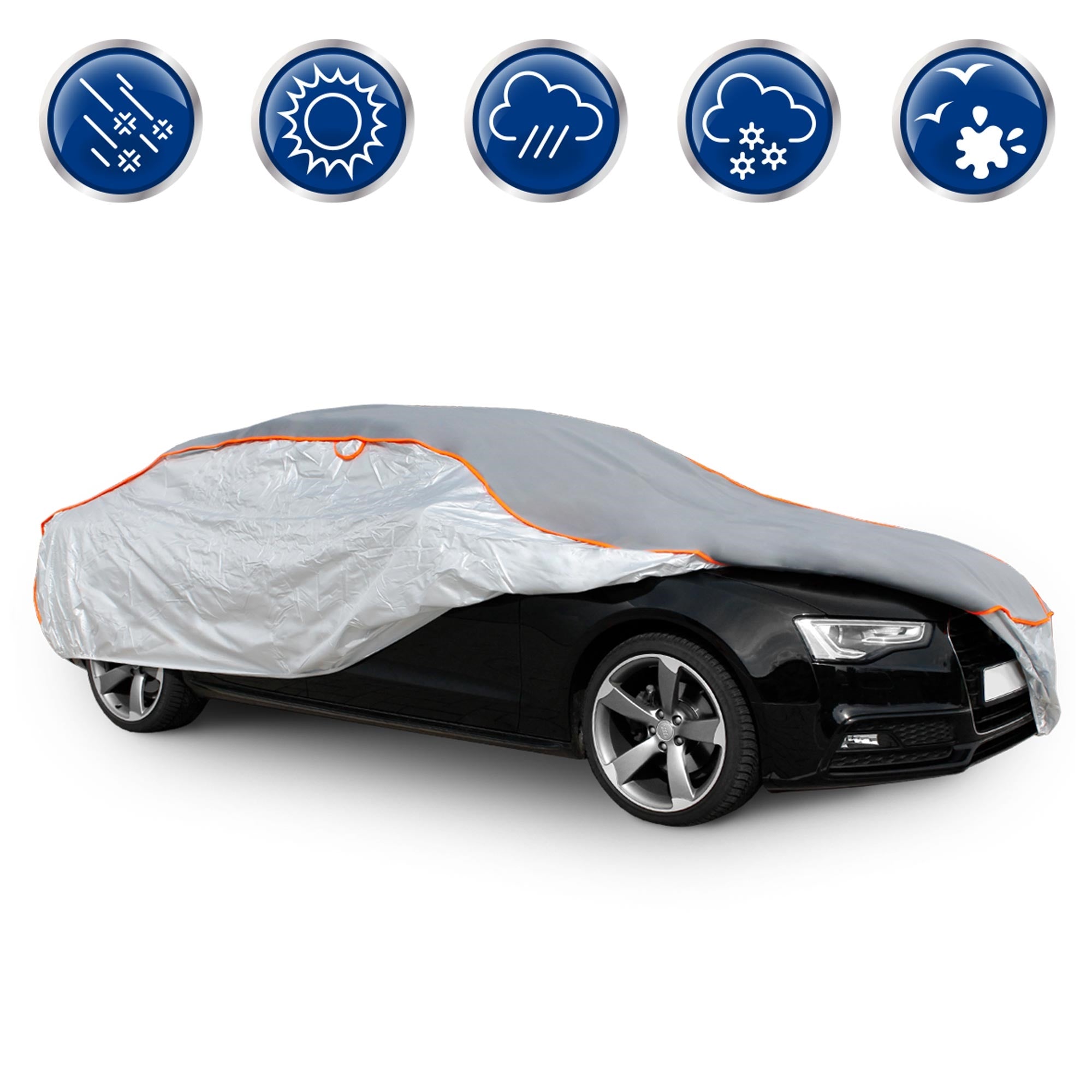 ECD Germany Garten Bâche Voiture Anti-Grêle XXL 535x180x132cm